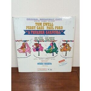 "A Thurber Carnival" Original Broadway Cast Vinyl Record Album - Vintage 1960!